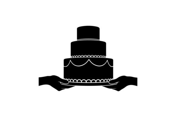 Elegant Wedding Cake with Bow Vector Ill: A Design Essential