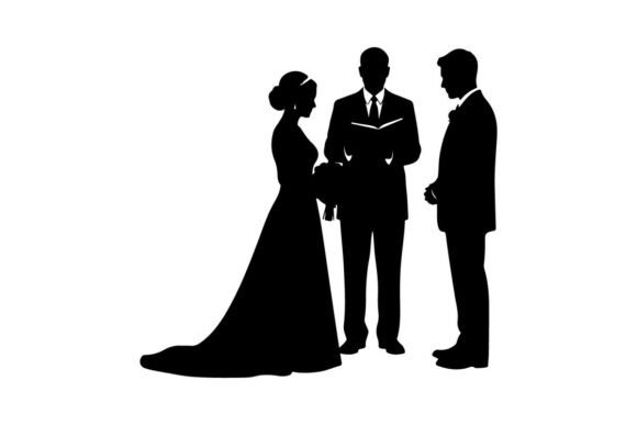 Elevate Your Wedding Designs with Crisp, Modern Silhouettes