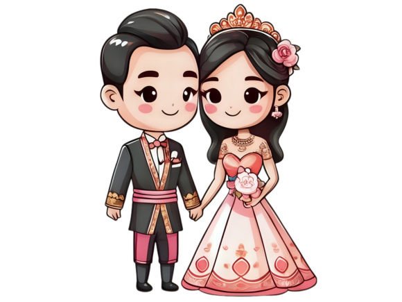 Timeless Romance in Design: The Traditional Wedding Couple