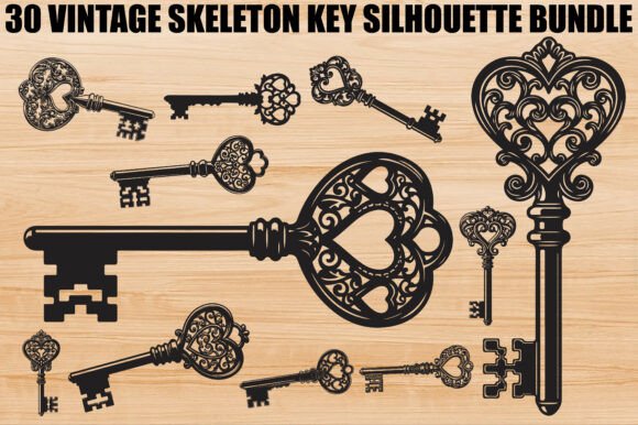 Vintage Skeleton Key Bundle: Unlocking Timeless Design