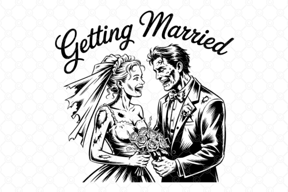 Zombie Wedding SVG: Unleash Your Dark Romance Design